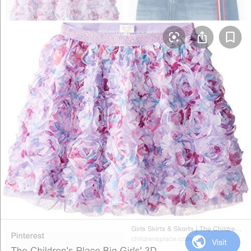 Children’s place 3D skirt